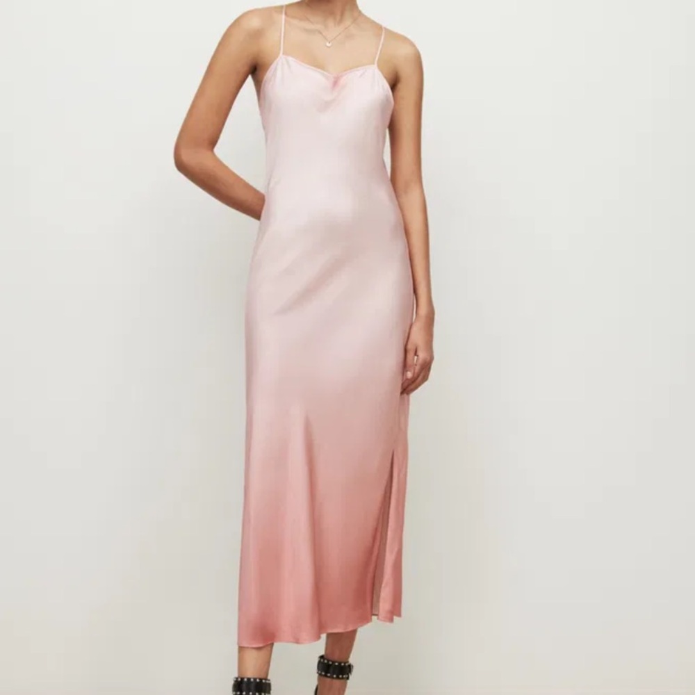 All Saints - Blush Pink Ombre dress in large